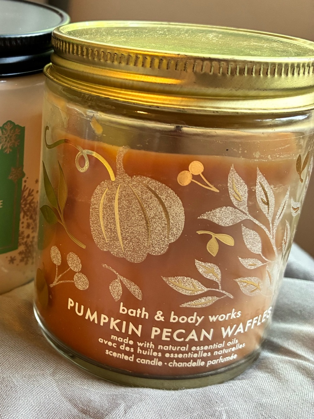 Bath & Body Works Pumpkin Pecan Waffles Jar Candle